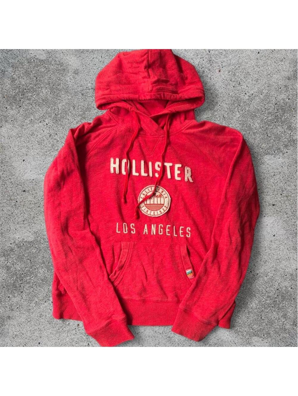 Hollister red hoodie